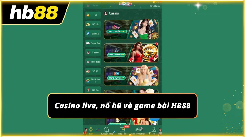 Dealer trực tiếp cùng bàn cược sinh động tạo trải nghiệm chân thực